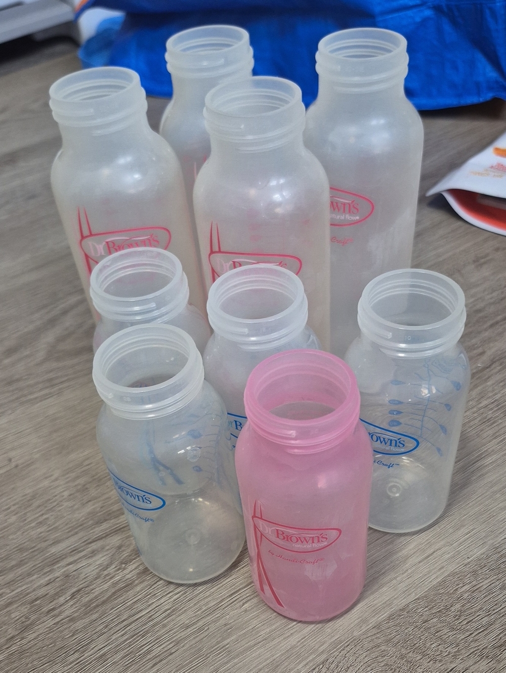 9 Dr Brown Narrow Baby Bottles Set